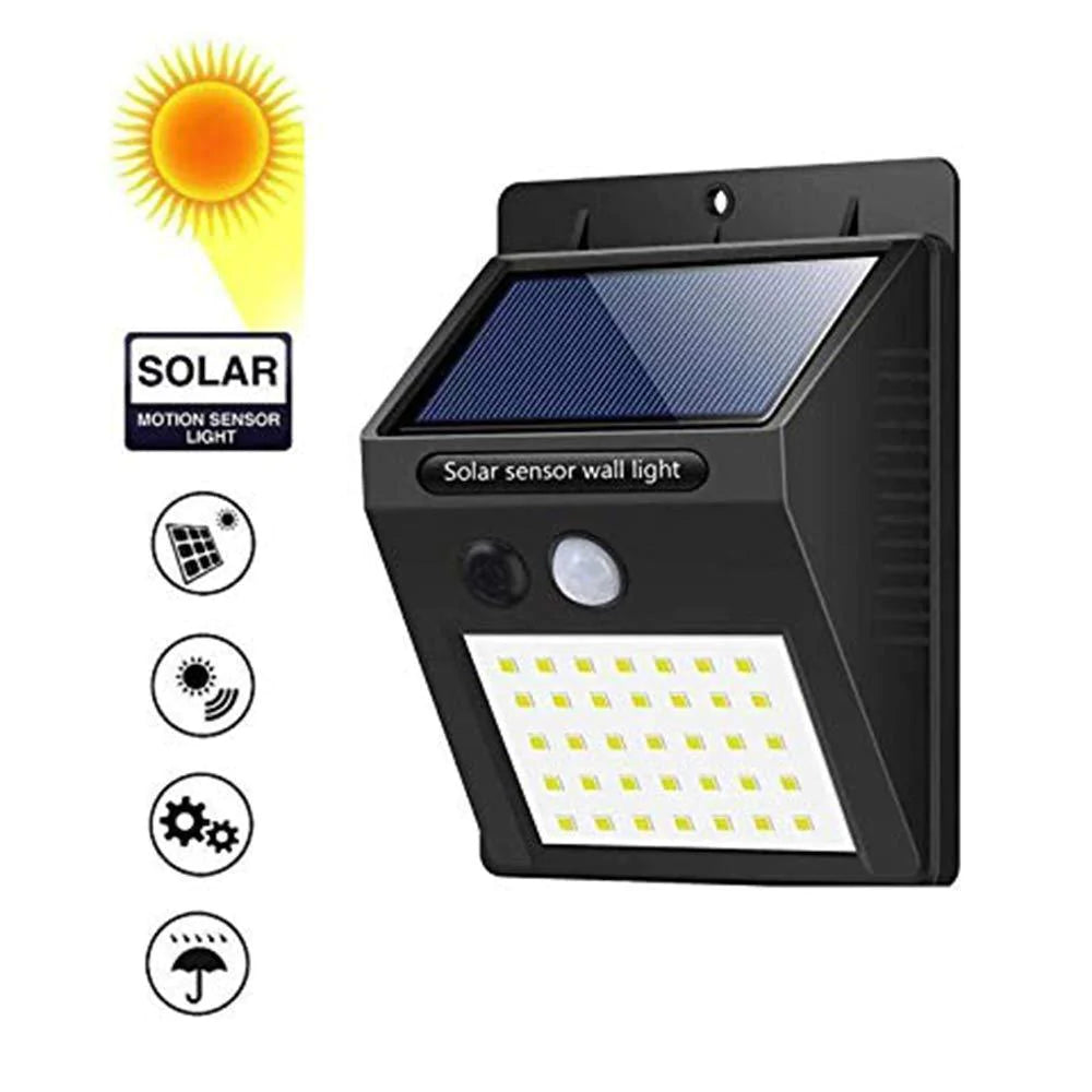 Solar Wall Light Wireless Sensor Ip65 Rated