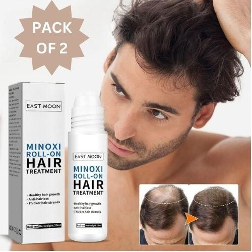 Minoxi Roll-On Treatment Hair Growth Serum For Women & Men (Buy1 Get1 Free)