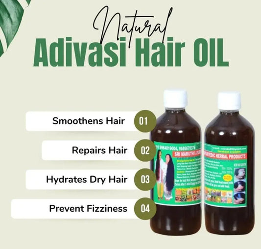 Adivasi Neelgiri Herbal Hair Oil (Buy 1 Get 1 Free)