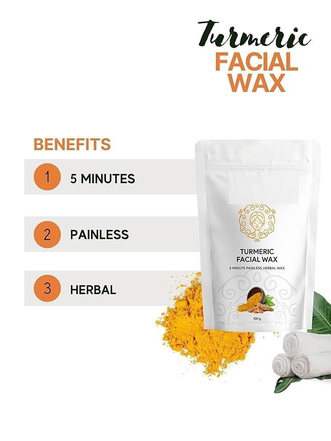 Turmeric Facial Wax Powder (Buy 1 Get 1 Free)