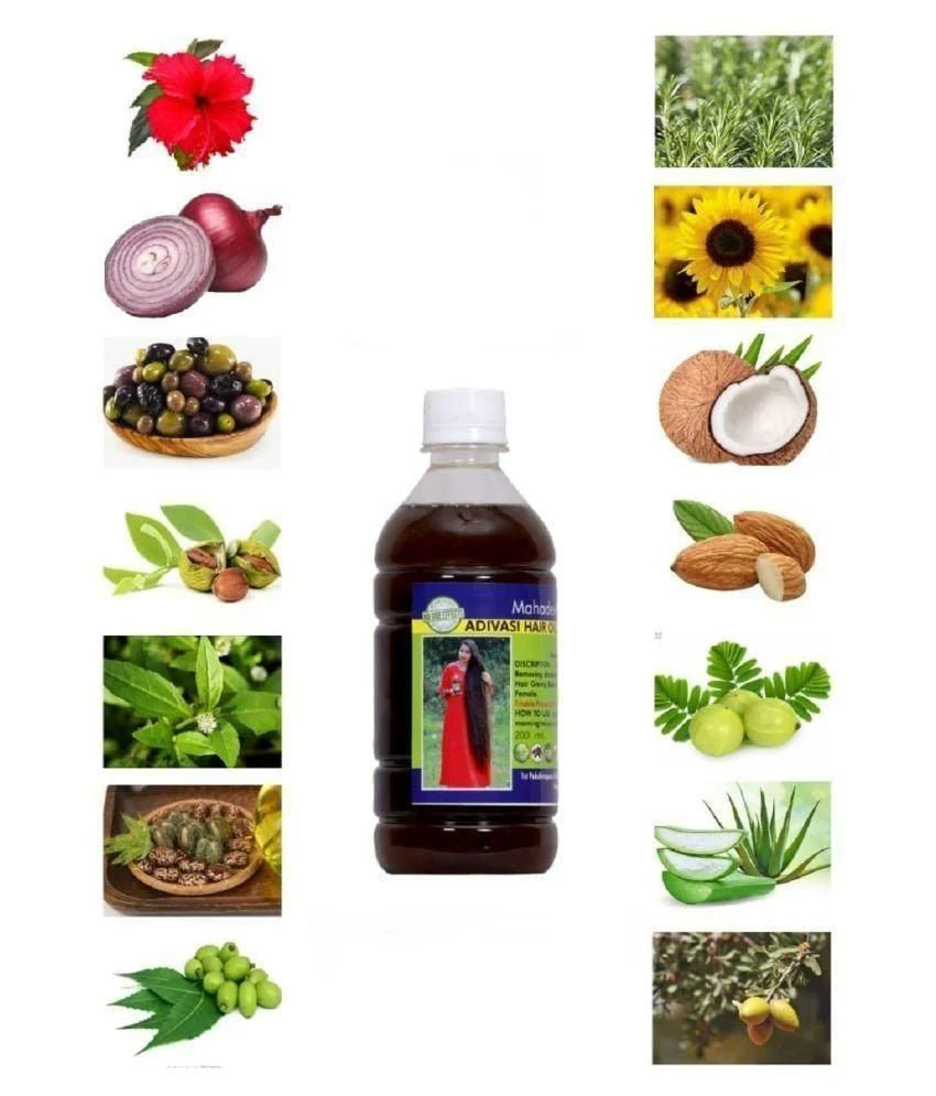 Adivasi Neelgiri Herbal Hair Oil (Buy 1 Get 1 Free)