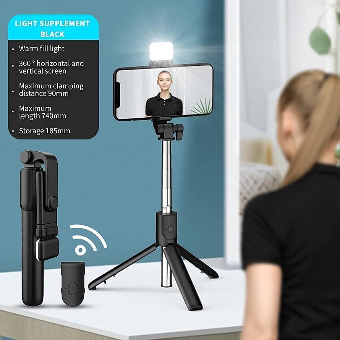 5 IN 1 Wireless Bluetooth Selfie Stick Tripod